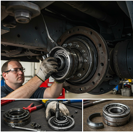 MTS TruckAI Carrier Bearing Replacement